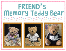 Friend's Memory Teddy Bear